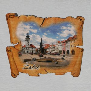 Žatec - magnet pergamen