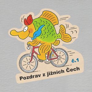 č. 1 Pozdrav z jižních Čech magnet