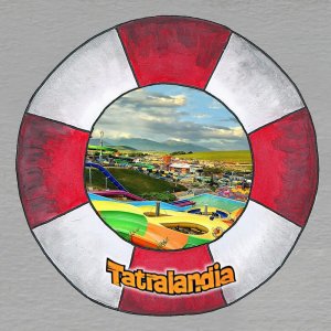 Tatralandia - magnet kruh