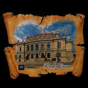 Rudolfinum - magnet pergamen