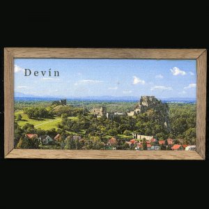 Devín - magnet DL rám