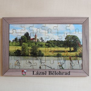 Lázně Bělohrad - Byšičky rybník - puzzle