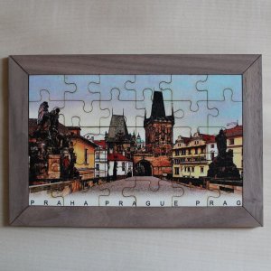 Praha - Mostecká brána - puzzle