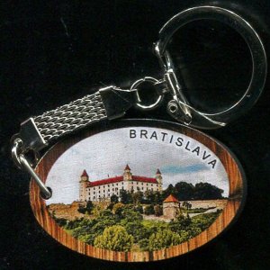 Bratislava - Hrad - klíčenka ovál