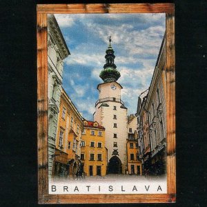 Bratislava - Brána - magnet C6 rám