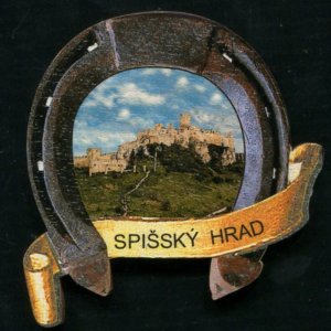 Spišský hrad - magnet podkova