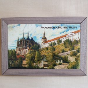 Kutná Hora - Panorama - obrázek s rámečkem 29cm