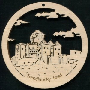 Trenčiansky hrad - ozdoba kulatá