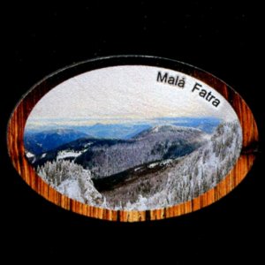 Malá Fatra 2 - magnet ovál rám