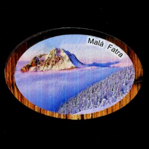 Malá Fatra 3 - magnet ovál rám