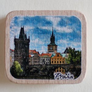 Praha - Karlův most den - ořezávátko hranaté