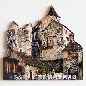 Pernštejn - Hrad - magnet ořez