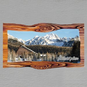 Štrbské pleso - magnet prkno