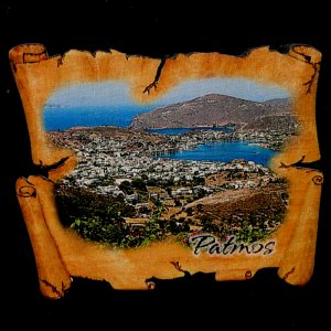 Patmos - magnet pergamen