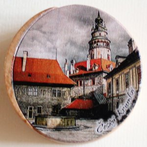 Český Krumlov 2 - krabička kulatá