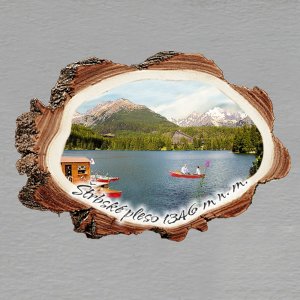 Štrbské pleso - magnet kůra malá