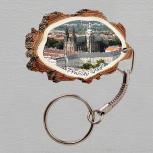 Praha - Pražský hrad - klíčenka kůra