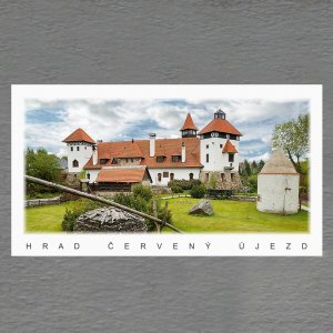 Červený Újezd - hrad - magnet DL