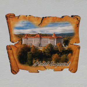 Hotel Imperial - magnet pergamen