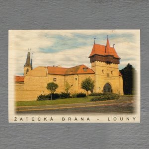 Louny - Žatecká brána - pohled C6