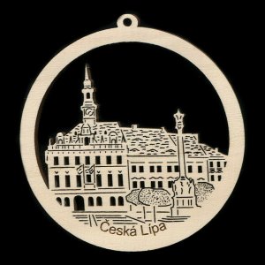 Česká Lípa - ozdoba kulatá