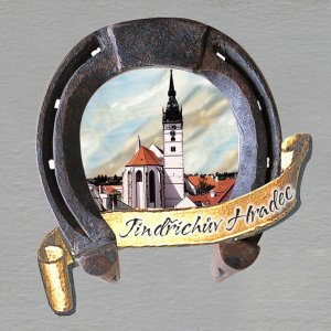 Jindřichův Hradec - Kostel - magnet podkova