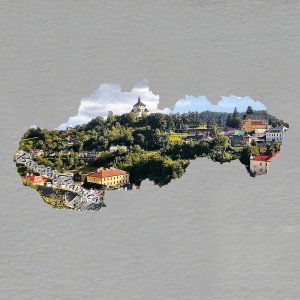 Banská Štiavnica - magnet mapa