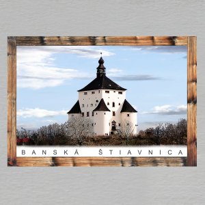 Banská Štiavnica - magnet C6 rám dvojitý