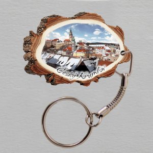 Český Krumlov - klíčenka kůra