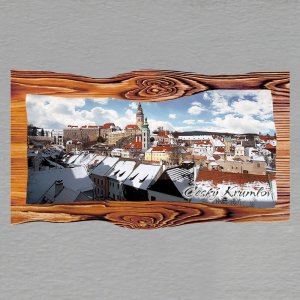 Český Krumlov - magnet prkno