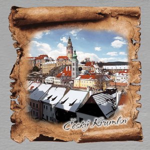 Český Krumlov - magnet papyrus