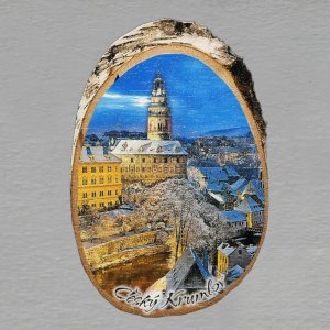 Český Krumlov - magnet bříza