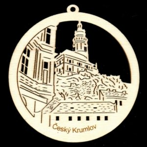 Český Krumlov 1 - ozdoba kulatá