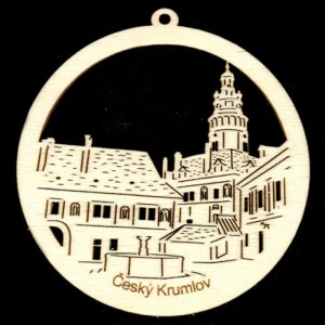 Český Krumlov 2 - ozdoba kulatá