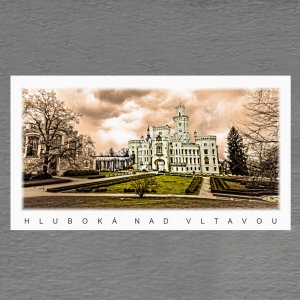 Hluboká nad Vltavou - magnet DL