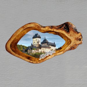 Karlštejn - magnet oliva ovál