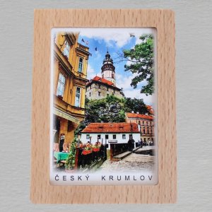 Český Krumlov - magnet rámeček masiv vklad