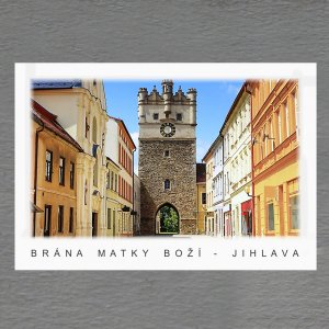 Jihlava - Brána Matky Boží - magnet C6