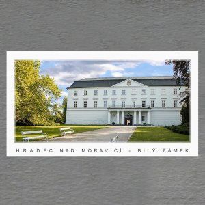 Hradec nad Moravicí - Bílý zámek - magnet DL