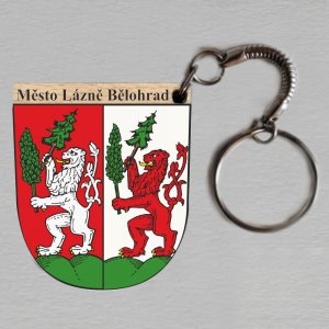 Lázně Bělohrad - erb - klíčenka erb