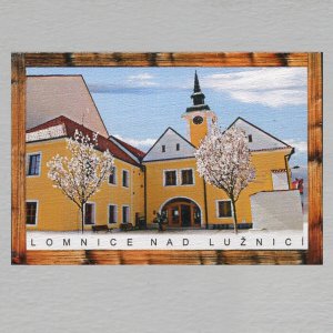 Lomnice nad Lužnicí - magnet C6 rám