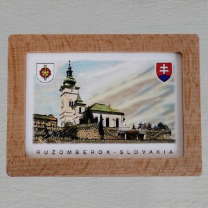 Ružomberok - magnet rám masiv vklad.