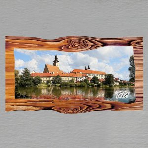 Telč - magnet prkno dvojitý