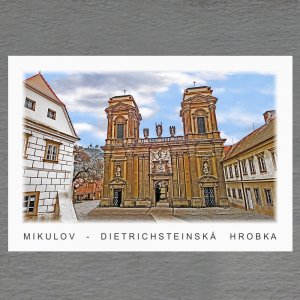 Mikulov - Dietrichsteinská hrobka - magnet C6