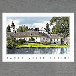 Velké Losiny - zámek - magnet C6