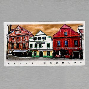 Český Krumlov 4 - magnet DL