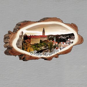 Český Krumlov 5 - magnet kůra