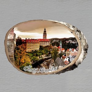 Český Krumlov 5 - magnet bříza