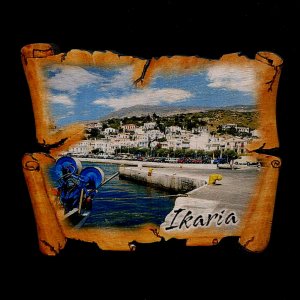 Ikaria - magnet pergamen