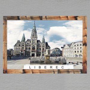 Liberec - magnet C6 rám dvojitý